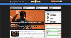 Desktop Screenshot of en.tennistemple.com