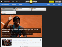 Tablet Screenshot of en.tennistemple.com